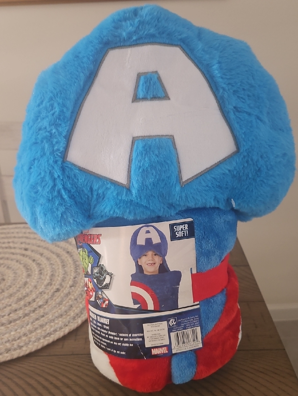 Hooded Blanket Avengers Captain America New